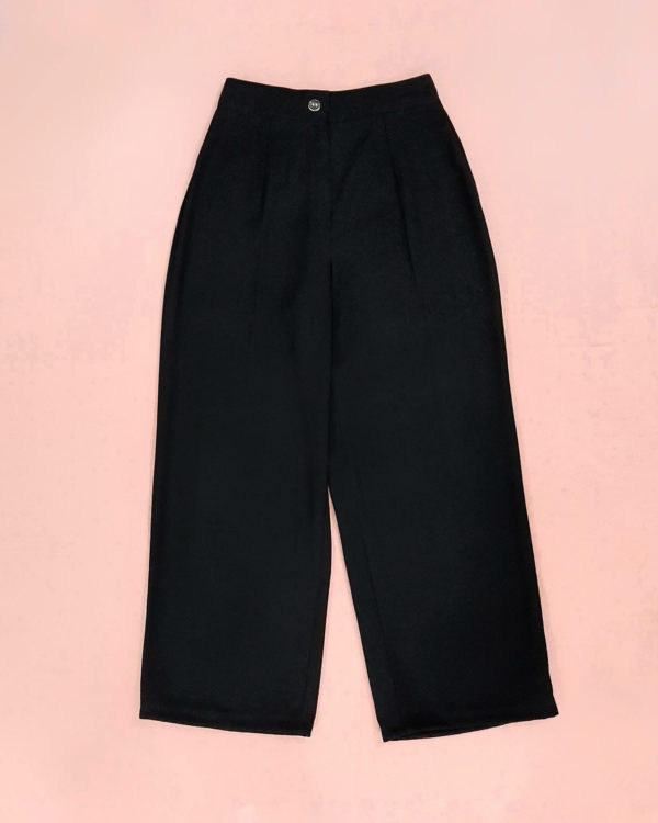 Pantalón Majime Crep Negro - Imagen 4