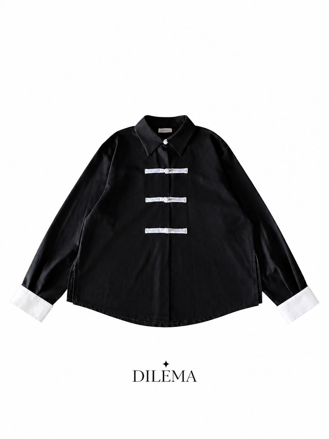 Blusa KARASU Bicolor「からす」